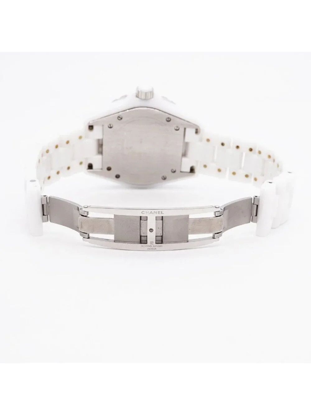 Chanel Diamond Bezel White Dial Watch